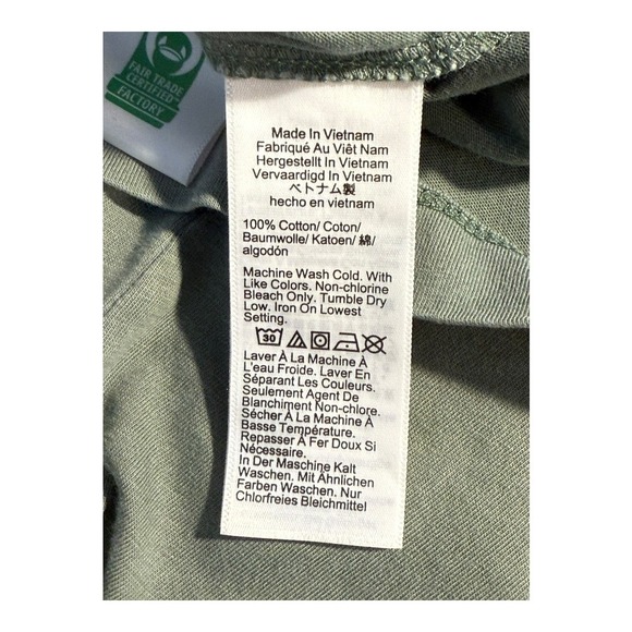 J Crew Broken In Slim Fit T Shirt Mens Medium Green‎ Cotton - Picture 7 of 8